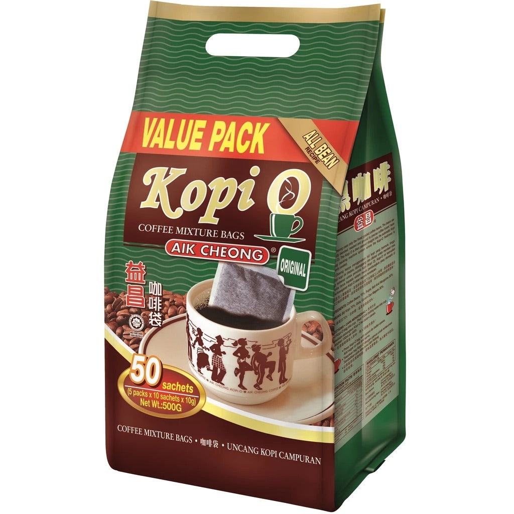 Aik Cheong Kopi O Bag Original Value Pack 10g x 50s