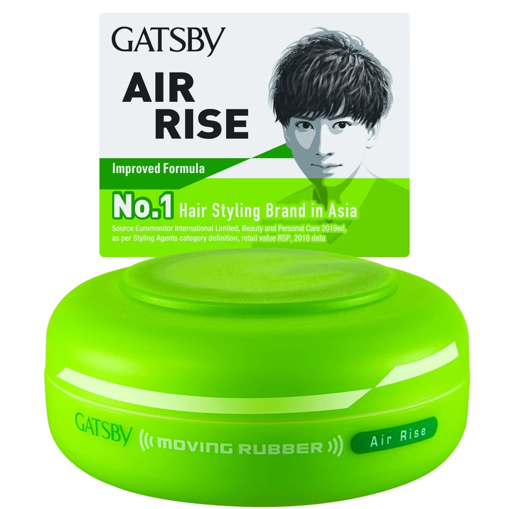 Gatsby Moving Rubber Hair Styling Wax (80g) – Flexible Hold & Natural Finish
