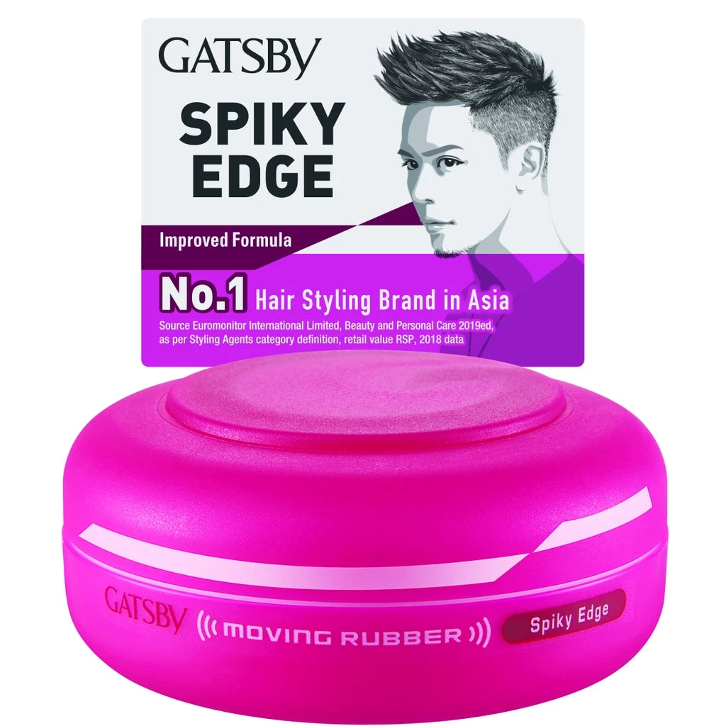Gatsby Moving Rubber Hair Styling Wax (80g) – Flexible Hold & Natural Finish