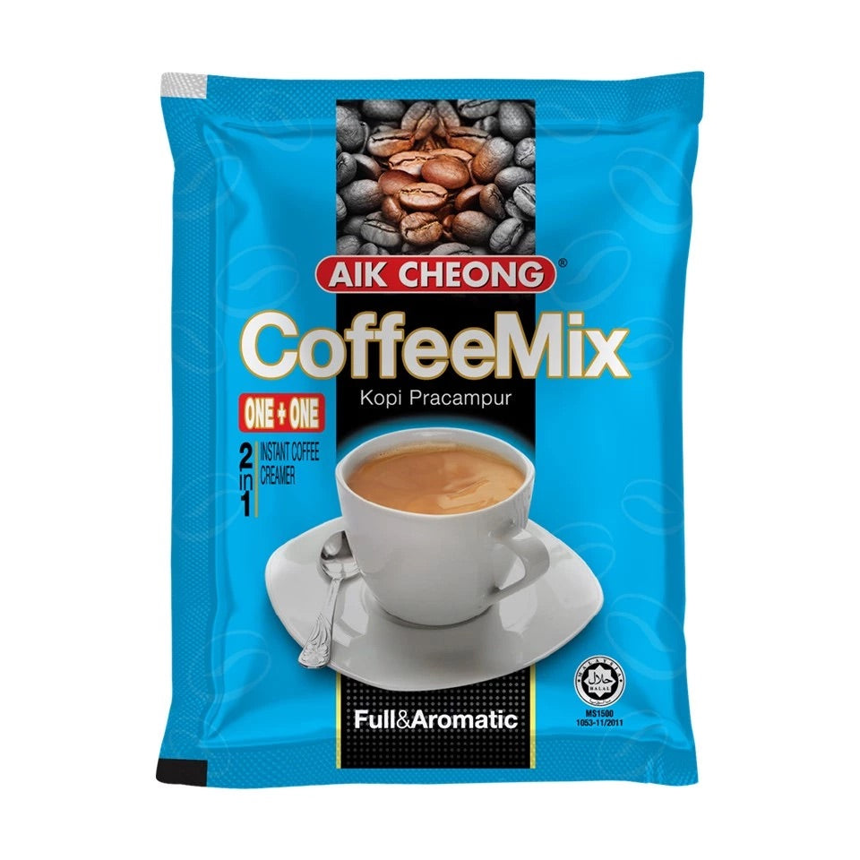 Aik Cheong 2 In 1 Coffee Mix No Sugar 18s x 15g