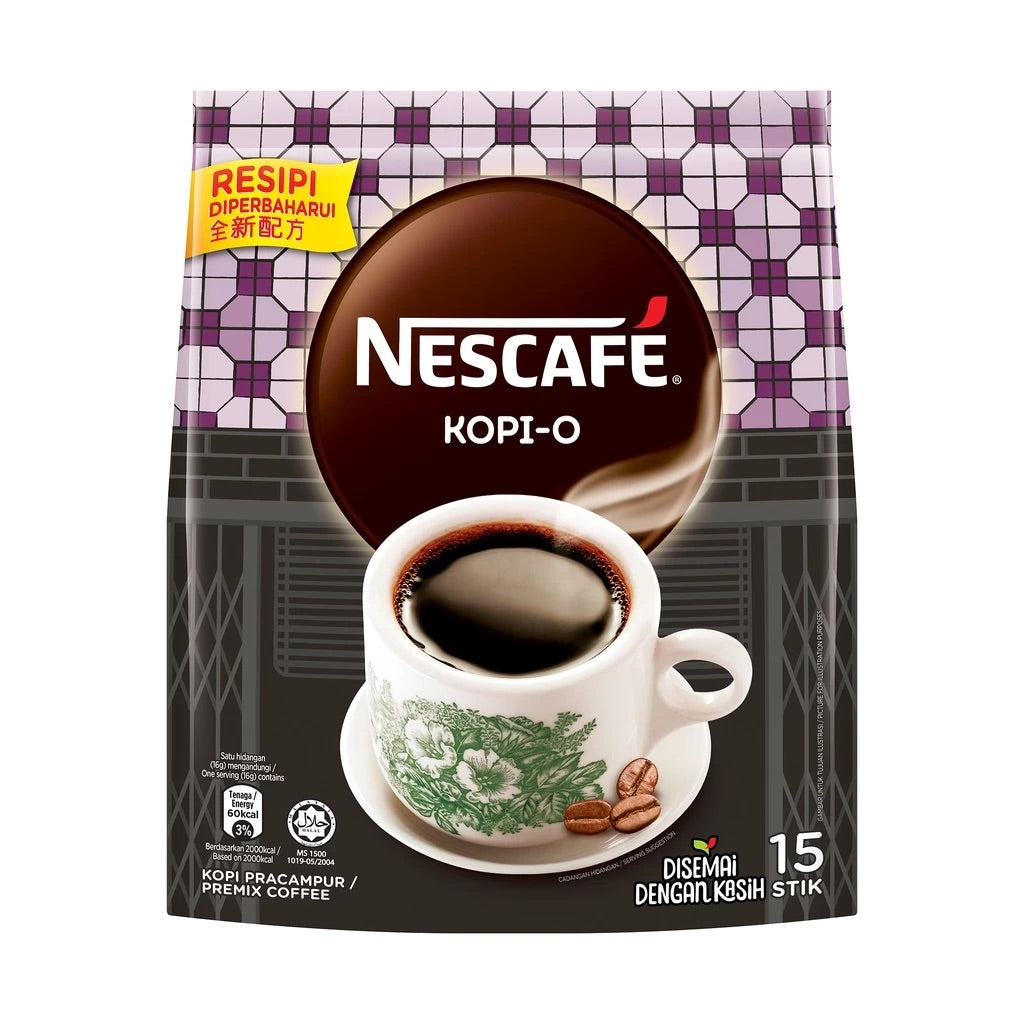 NESCAFE Kopi O 16g x 15's