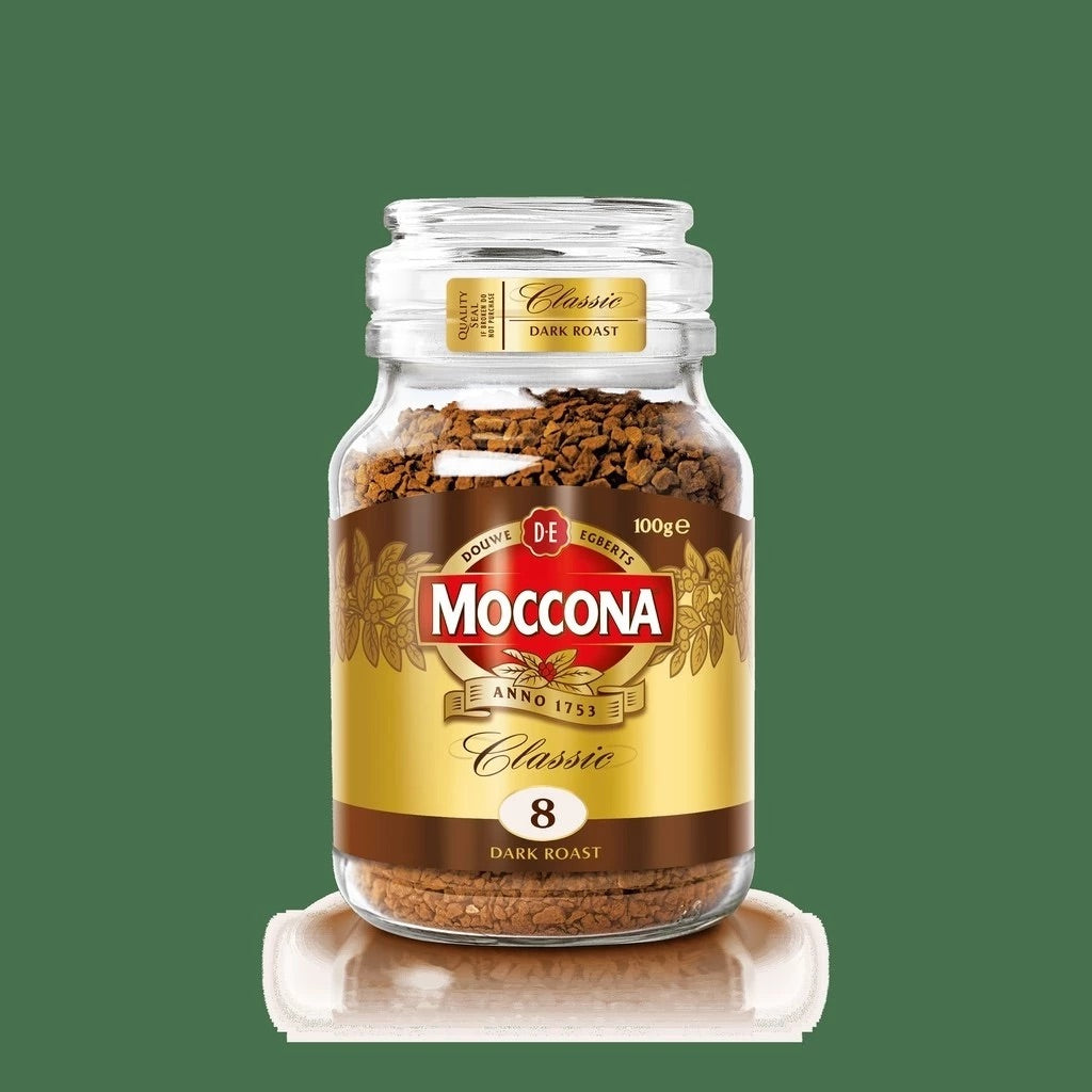 MOCCONA Classic Dark Roast Freeze Dried Instant Coffee Jar 100g