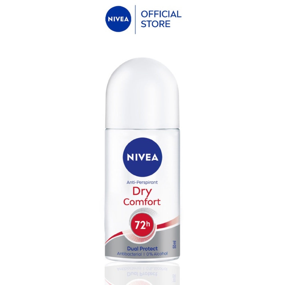 NIVEA Female Deodorant Dry Comfort Roll On Personal Care Fresh No Sweat Perfume & Fragrance