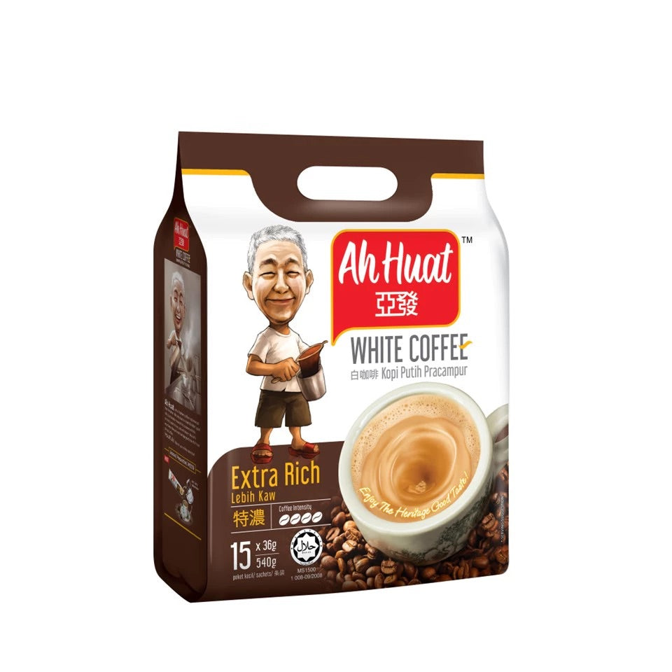 Ah Huat White Coffee Extra Rich 36g x 15s