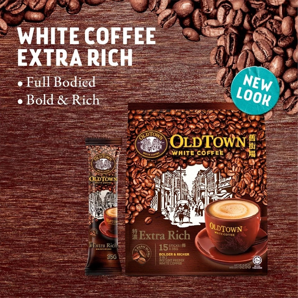 OLDTOWN Extra Rich Instant Premix 3in1 White Coffee 35g x 15s