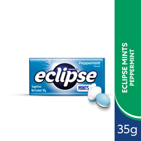 Eclipse Sugar Free Peppermint Mints 35g Tins Pack of 8