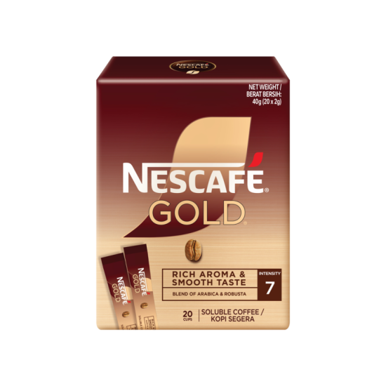 Nescafe Gold Rich & Smooth Instant Coffee 20 sticks x 2g