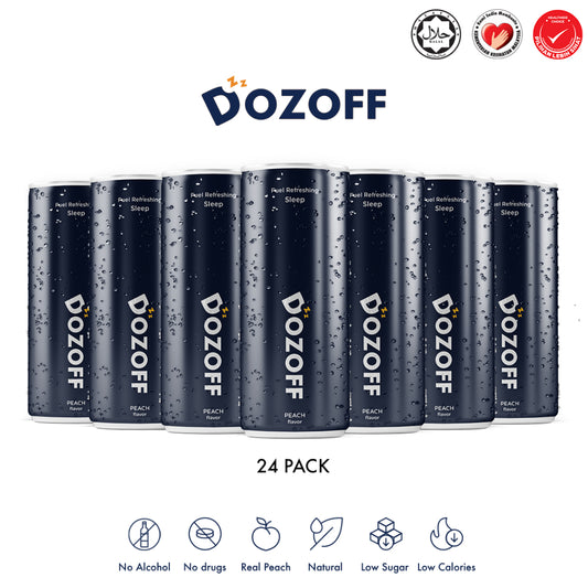 Dozoff Natural 24-Can Drink Rejuvenating Rest Sleeping Quality Sleep Time