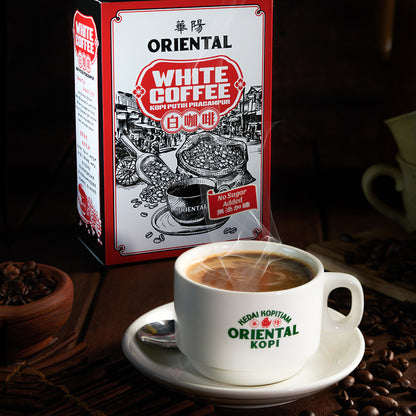 Oriental White Coffee No Sugar Added 32g x 10 Sachets