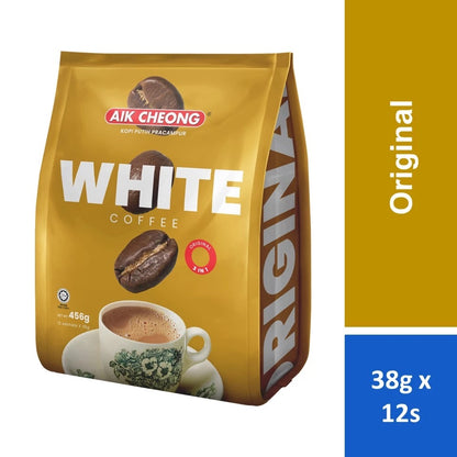 Aik Cheong 3 In 1 White Coffee Tarik Original 12s x 38g