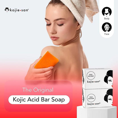 Kojie San Skin Brightening Face Body Soap 2 X 65g Bars