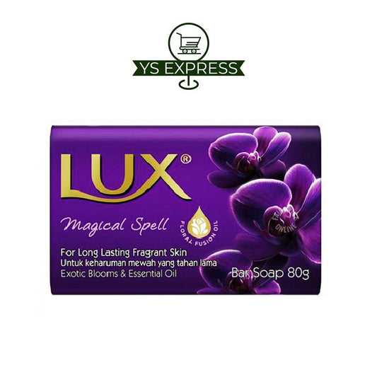 LUX Magical Spell Beauty Bar Soap Bundle (80g x 6) - Long-Lasting, Alluring Floral Fragrance