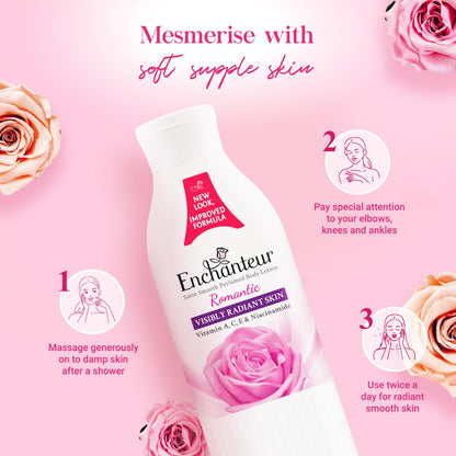 Enchanteur Perfumed Satin White Lotion – Romantic 250ml