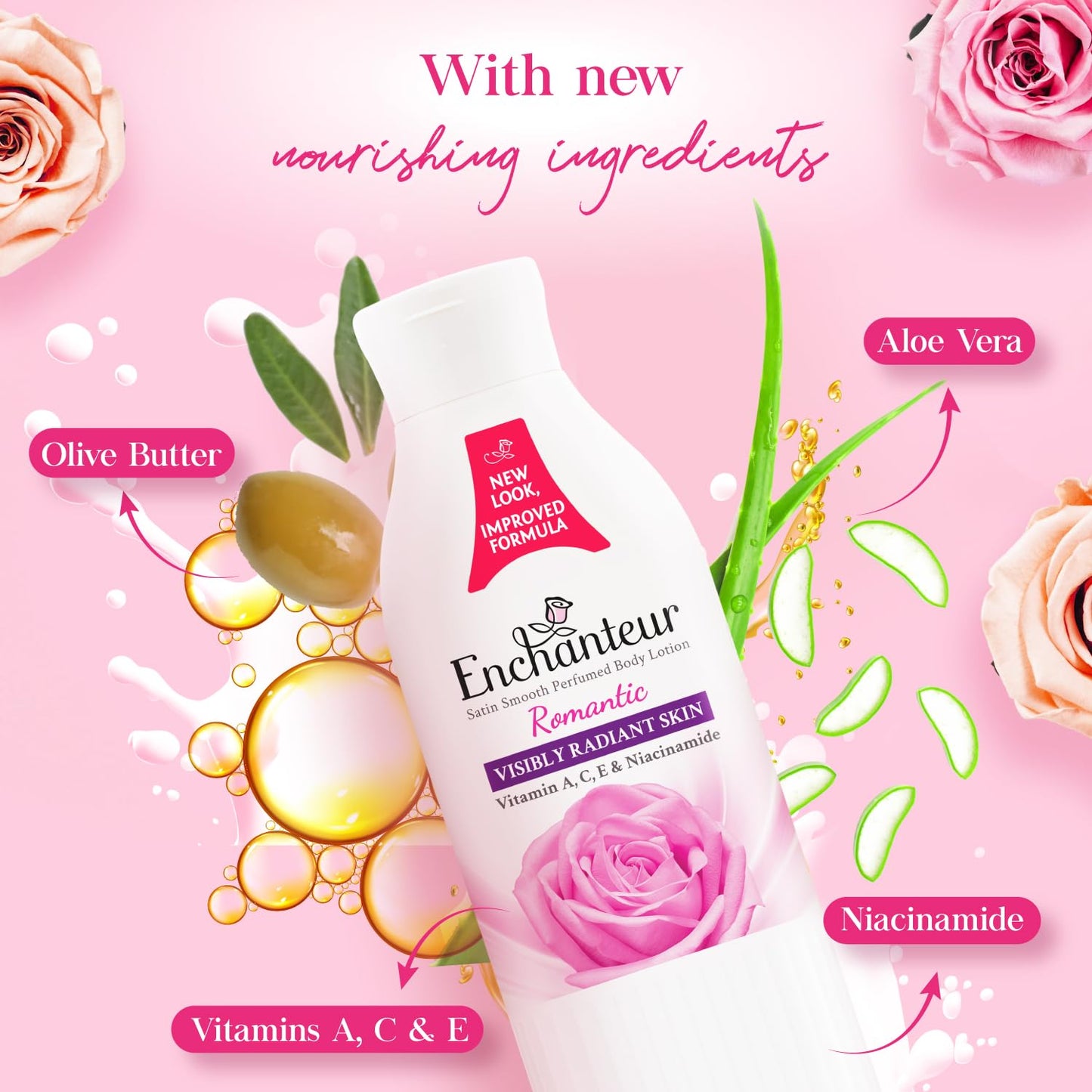 Enchanteur Perfumed Satin White Lotion – Romantic 250ml