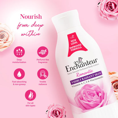 Enchanteur Perfumed Satin White Lotion – Romantic 250ml