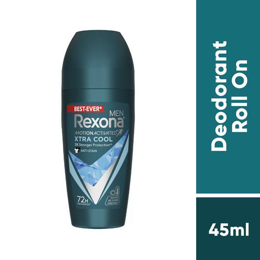 Rexona Men Roll On Deodorant Xtra Cool 45ml [Bundle of 2unit]