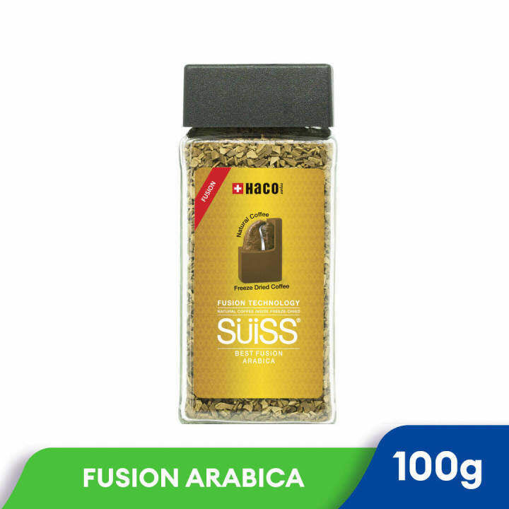 Haco SUiSS Best Fusion Arabica Freeze Dried Soluble Coffee 100g