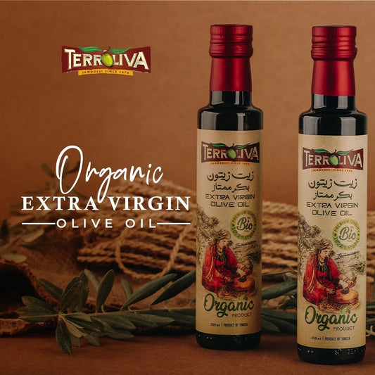 Terroliva Organic Extra Virgin Olive Oil 250ml / 500ml