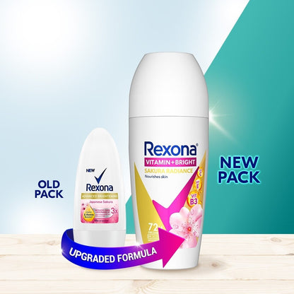 Rexona Women Roll On Deodorant Sakura Radiance 45ml [Bundle of 2unit]