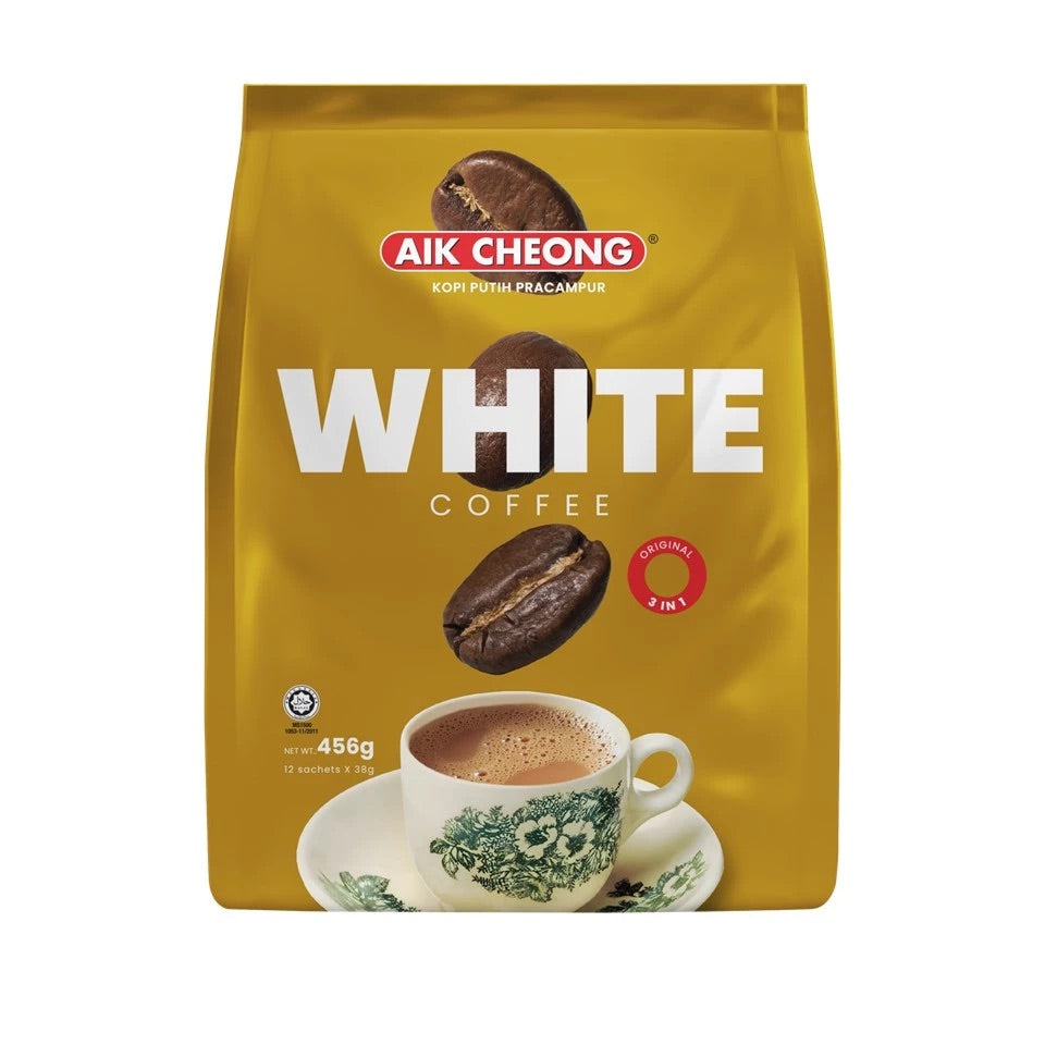 Aik Cheong 3 In 1 White Coffee Tarik Original 12s x 38g