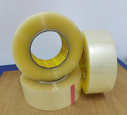 Transparent Packing Tape Heavy Duty 48mm x 200m – Bundle of 2