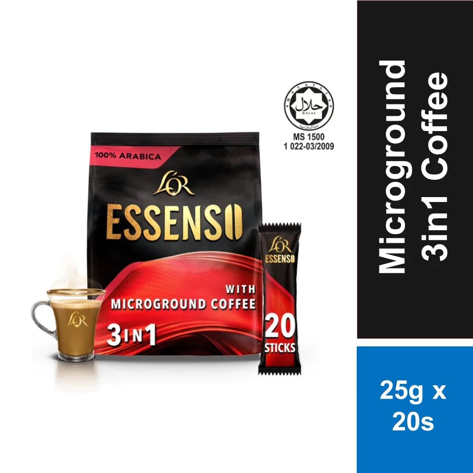 L'OR ESSENSO Classique with Microground 3in1 Instant Coffee 25g x 20s