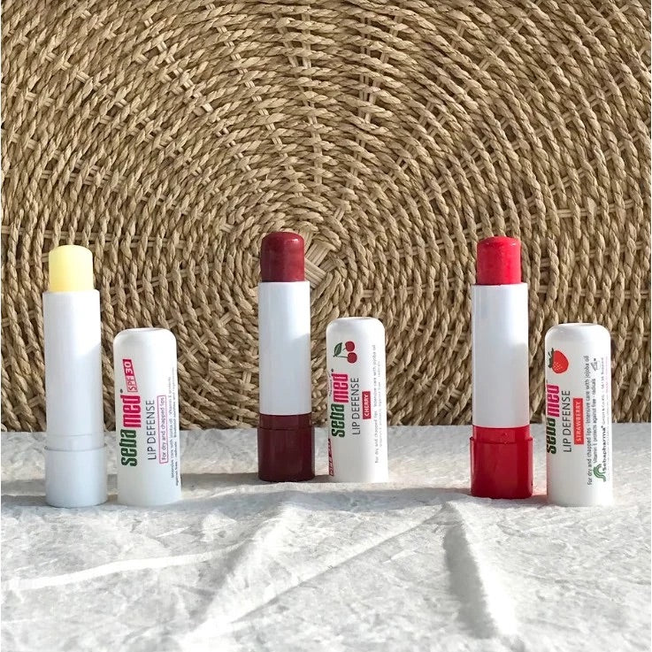 Sebamed Lip Defense SPF 30 - Cherry, Strawberry, Watermelon, Original, 4.8g