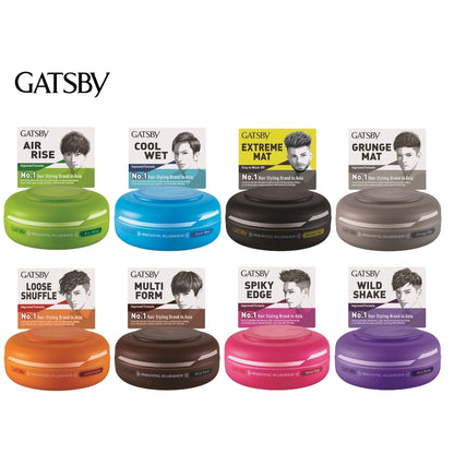 Gatsby Moving Rubber Hair Styling Wax (80g) – Flexible Hold & Natural Finish