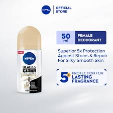 NIVEA Female Deodorant Black & White Silky Smooth Roll On