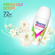 Rexona Women Roll On Deodorant Fresh Lily 45ml [Bundle of 2unit]