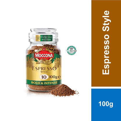 MOCCONA Classic Espresso Style Freeze Dried Instant Coffee Jar 100g
