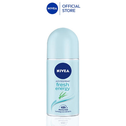 NIVEA Female Deodorant Fresh Energy Roll On 50ml / Personal Care / Dry / No Sweat / Perfume / Fragrance