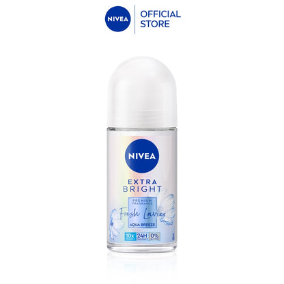 NIVEA Female Deodorant Extra Bright Fresh Lavier Roll On 50ml / Brightening / Anti Perspirant / No Sweat