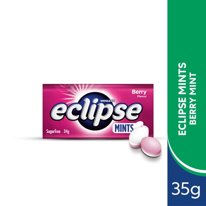 Eclipse Sugar Free Berry Mints 35g Tins Pack of 8