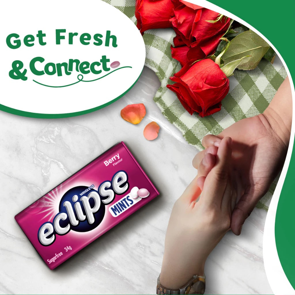 Eclipse Sugar Free Berry Mints 35g Tins Pack of 8