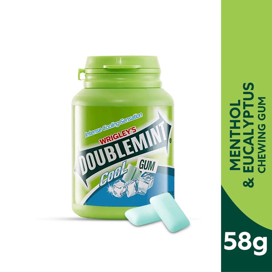 Doublemint Cool Menthol & Eucalyptus Bottle Chewing Gum Pack of 8