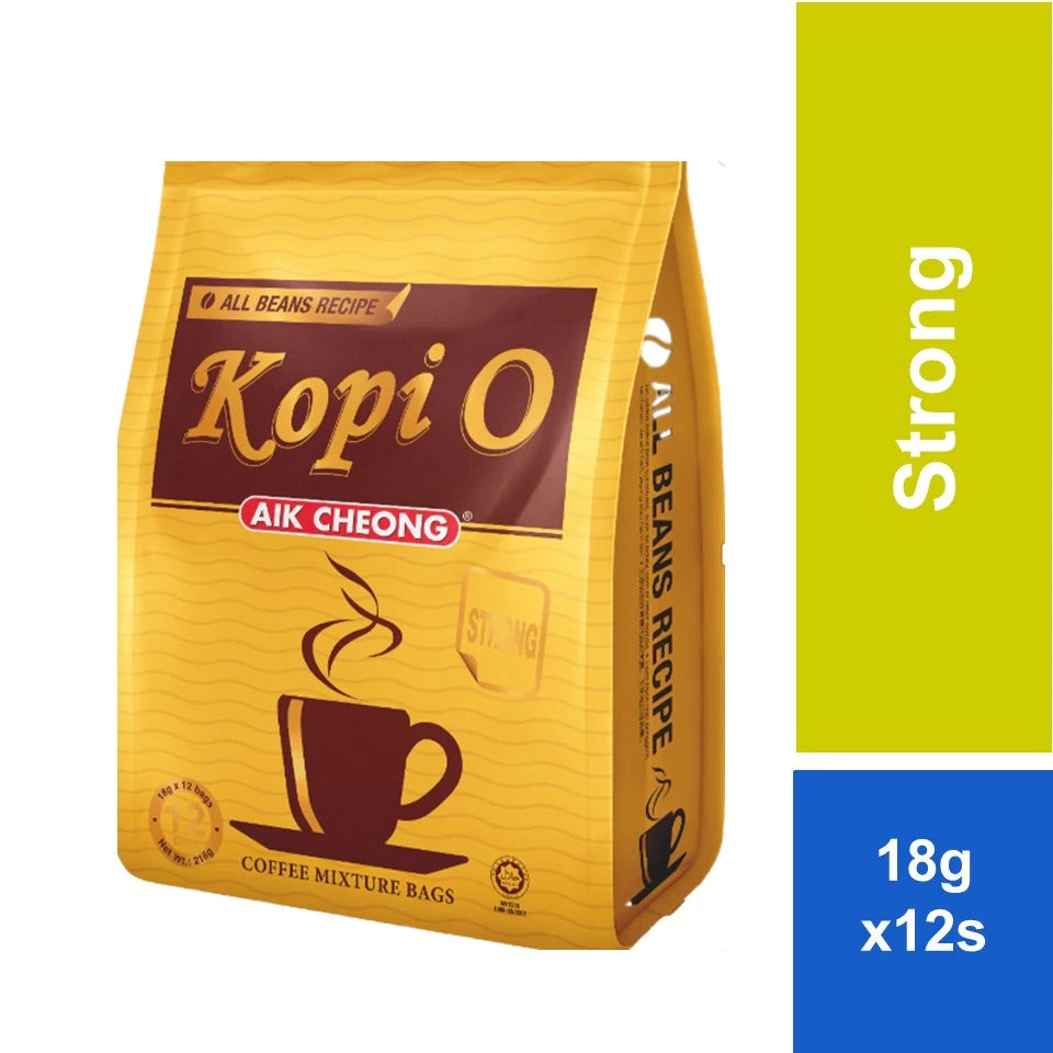 Aik Cheong Kopi O Bag Strong 18g x 12s