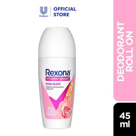 Rexona Women Roll On Deodorant Rose Glow 45ml [Bundle of 2unit]