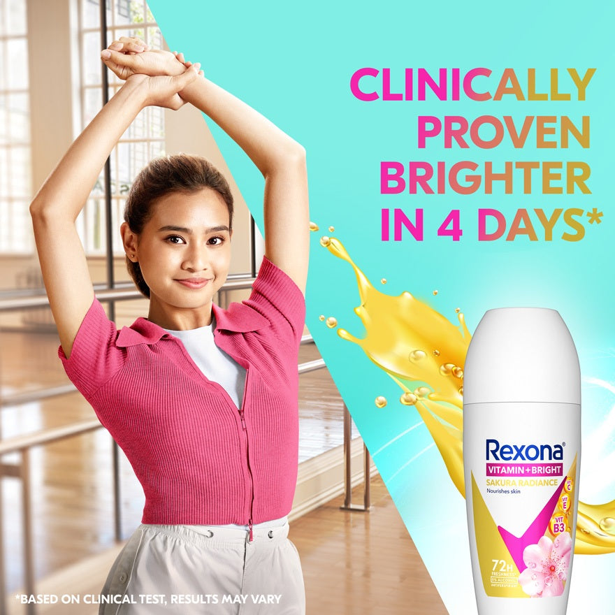 Rexona Women Roll On Deodorant Sakura Radiance 45ml [Bundle of 2unit]