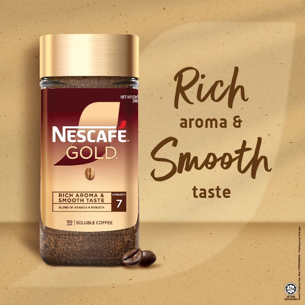 Nescafe Gold Rich & Smooth Instant Coffee 200g