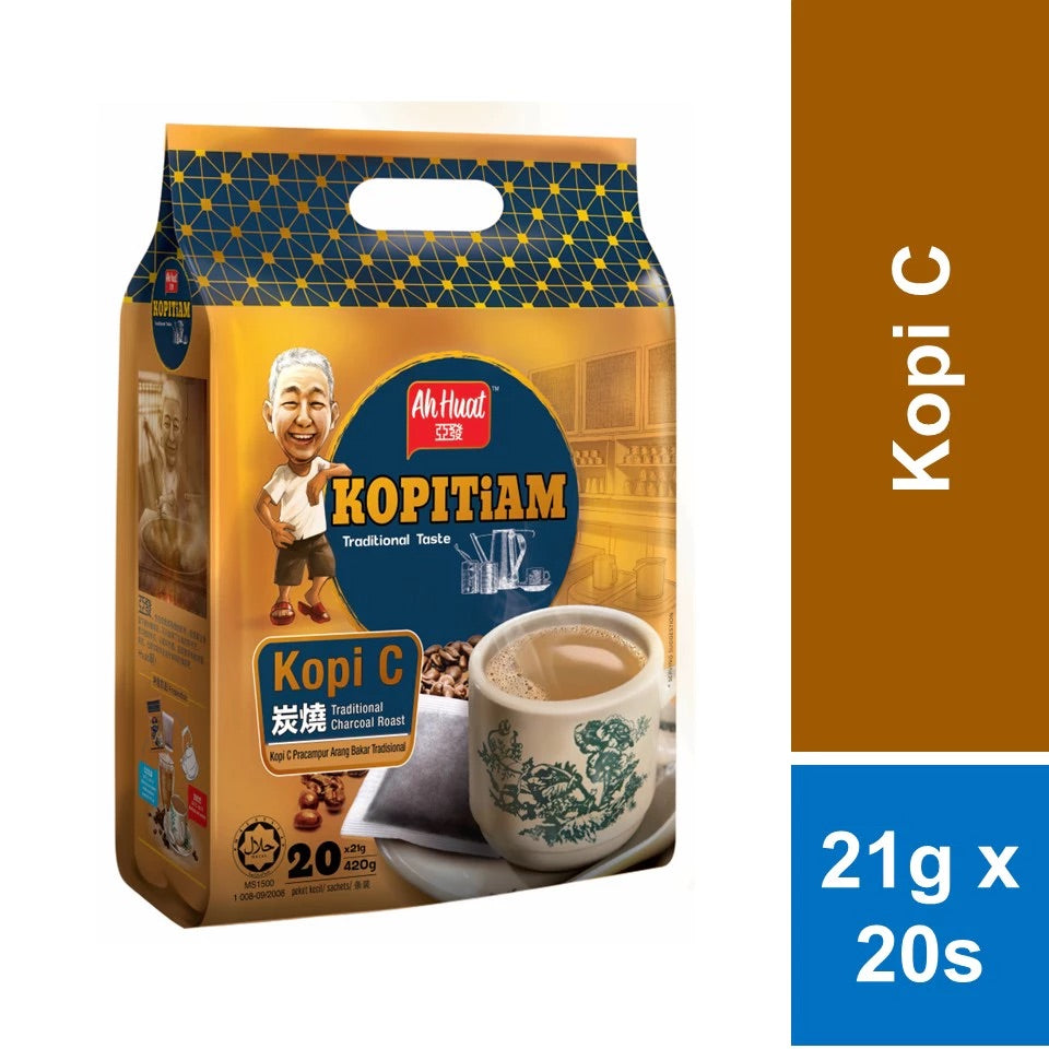 Ah Huat Kopitiam Roast Kopi C 21g x 20s