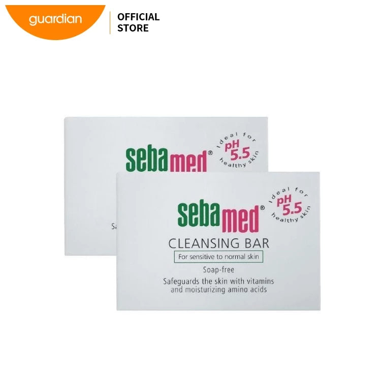 Sebamed Cleansing Bar 100g (Pack of 2) – For Gentle, pH-Balanced Skin Care